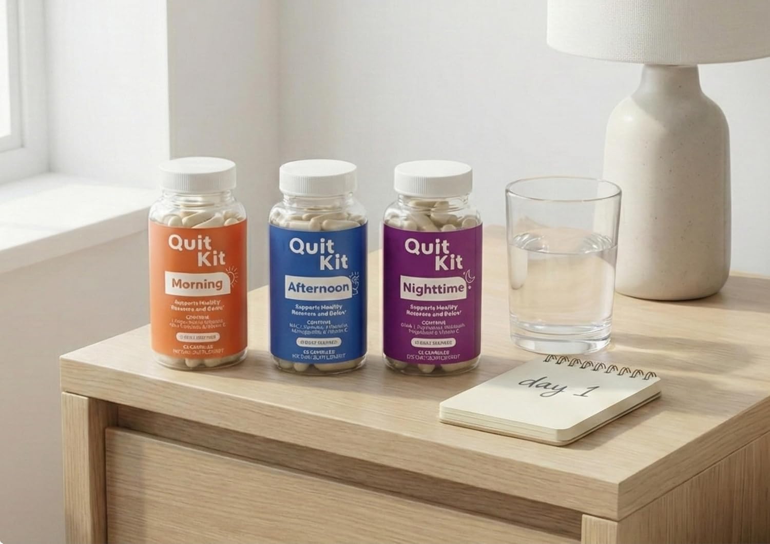 Quit Kit - Sistema de Apoyo para Desintoxicación y Abstinencia | 21 Días