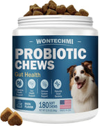 Probióticos para Perros - Salud Digestiva, Piel e Inmunidad - Masticables de Pollo (120 chews)