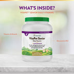 NaturVet VitaPet Senior Vitaminas Diarias para Perros Mayores con Glucosamina - 365 Comprimidos de Liberación Prolongada