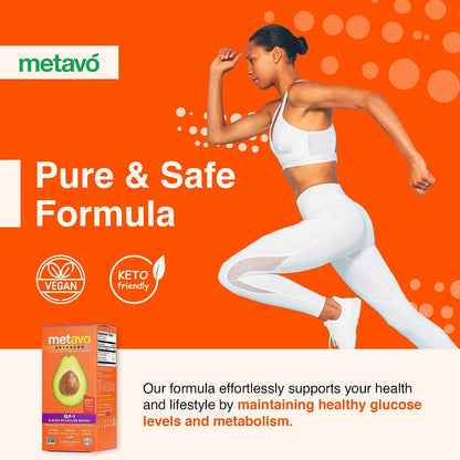 Metavo Advanced GLP-1 Metabolism Support – 90 Cápsulas