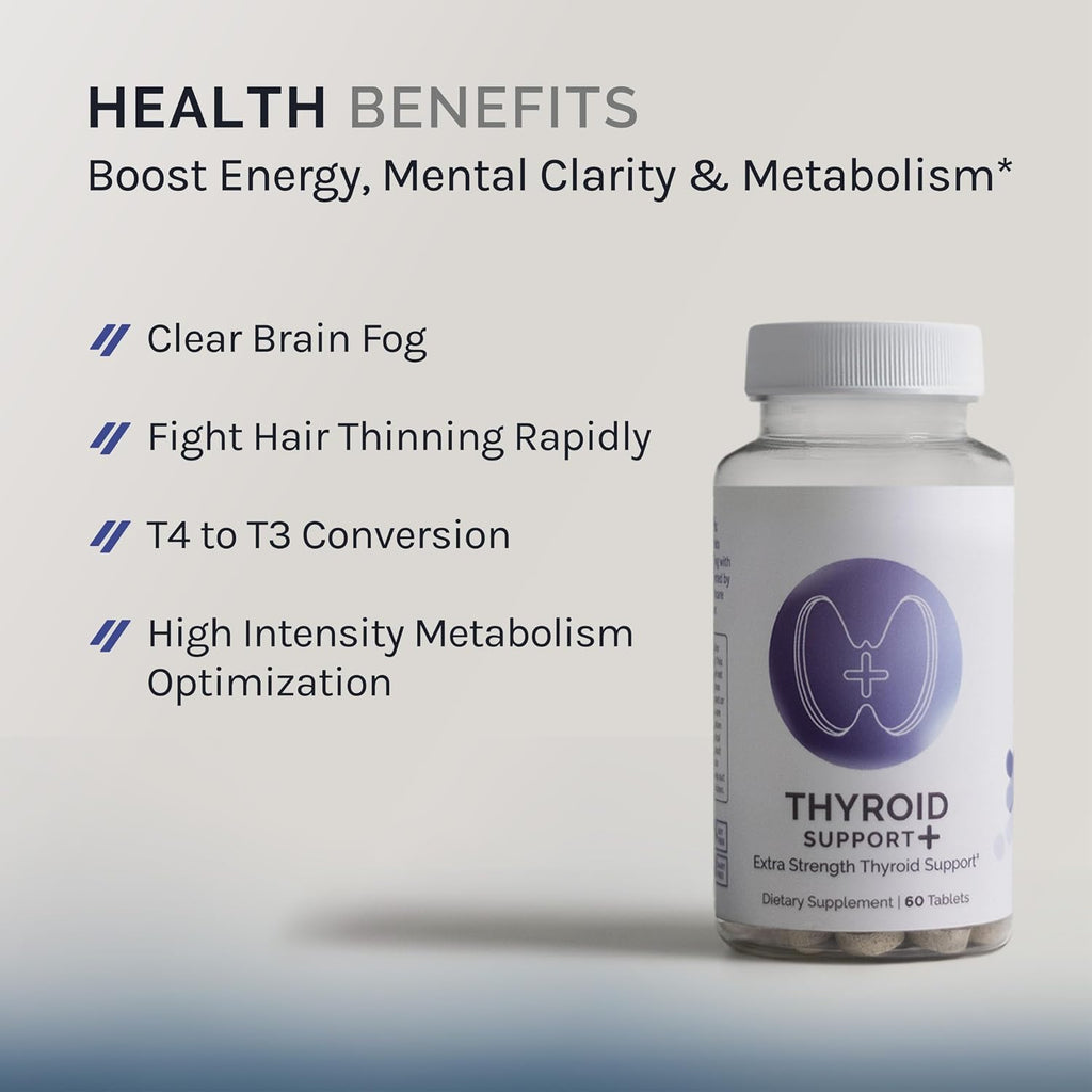 InfiniWell Thyroid Support+ - Complejo de Apoyo Tiroideo con Selenio, Yodo y Guggulsterona (60 Comprimidos)