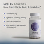 InfiniWell Thyroid Support+ - Complejo de Apoyo Tiroideo con Selenio, Yodo y Guggulsterona (60 Comprimidos)