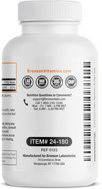 Bronson Vitamina A 10.000 UI - Fórmula Premium No-GMO - 180 Cápsulas Blandas