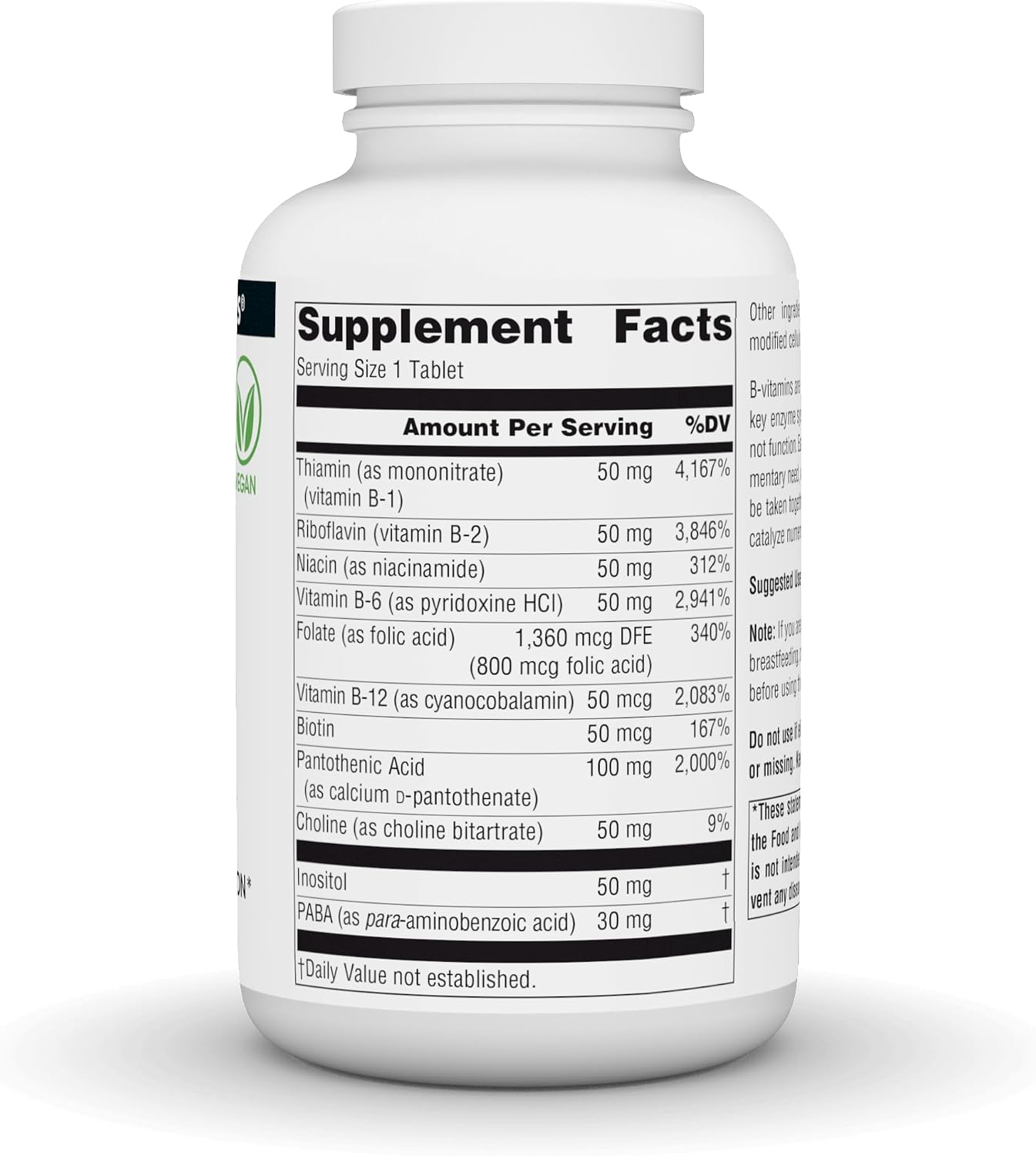 Source Naturals B-50 Complex - 50 mg - 250 Comprimidos