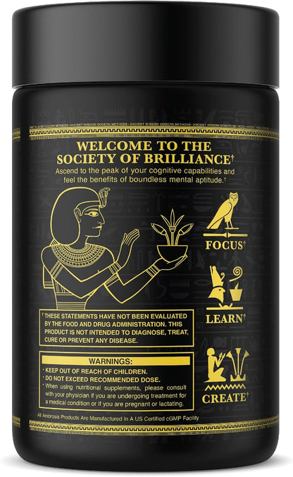 Ambrosia Mental Jewels - Suplemento – Fosfatidilserina (SerinAid): Fosfolípido presente de forma natural en las – Image 7