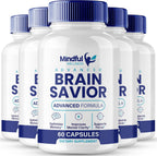 Brain Savior Brain Supplements for Memory and Focus Capsules – 5 Pack
