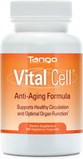 Vital Cell - Natural Anti-Aging Supplement for Men and Women, Supports Circulation and Healthy Organ Function (180 Vegetable Capsules)