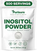 Purisure Inositol en Polvo, 250g, Puro, Vegano, No-GMO
