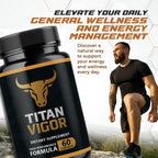 Titan Vigor - Fórmula de Alto Rendimiento para Hombres, 120 Cápsulas
