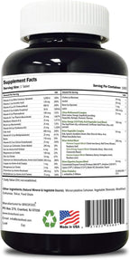 Briofood, Multivitamínico Diario para Mujeres - Multivitamínico para Mujeres con Omega Vegetal (180 Comprimidos)