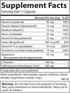 Carlson Totally Zen: GABA, L-Theanina y Vitaminas B, 60 Cápsulas