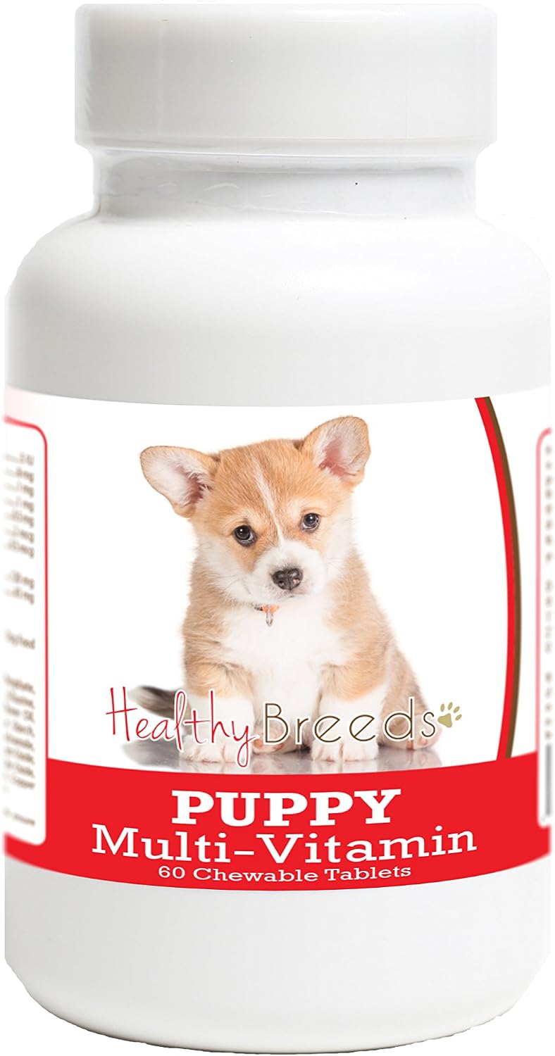 Healthy Breeds Multivitamínico para Cachorros Cardigan Welsh Corgi - 60 Comprimidos