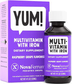 NovaFerrum MMM Multivitamin for Kids, Infants, and Toddlers - Orange Flavor - 50 mL