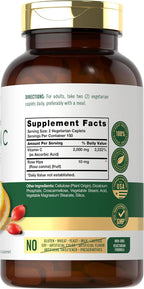 Carlyle Vitamina C 1000 mg con Escaramujo | 300 Caplets Vegetarianos | Fórmula de Alta Potencia