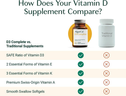 ALGAECAL D3 Complete - Complejo de Vitaminas – Vitamina E: contribuye a la protección de las células frente al – Image 4