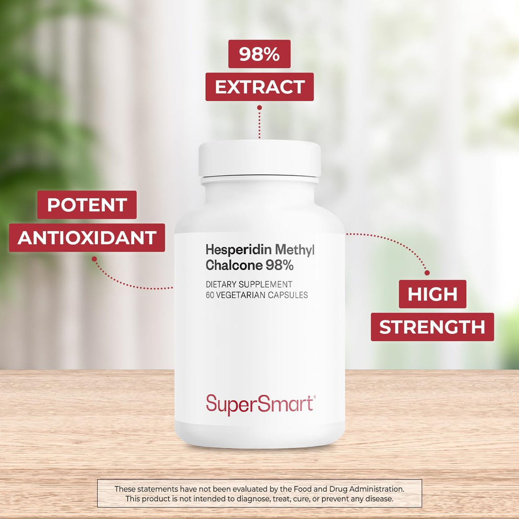 Supersmart - Hesperidina Metil Chalcona 1000 mg por día - 60 Cápsulas Vegetarianas