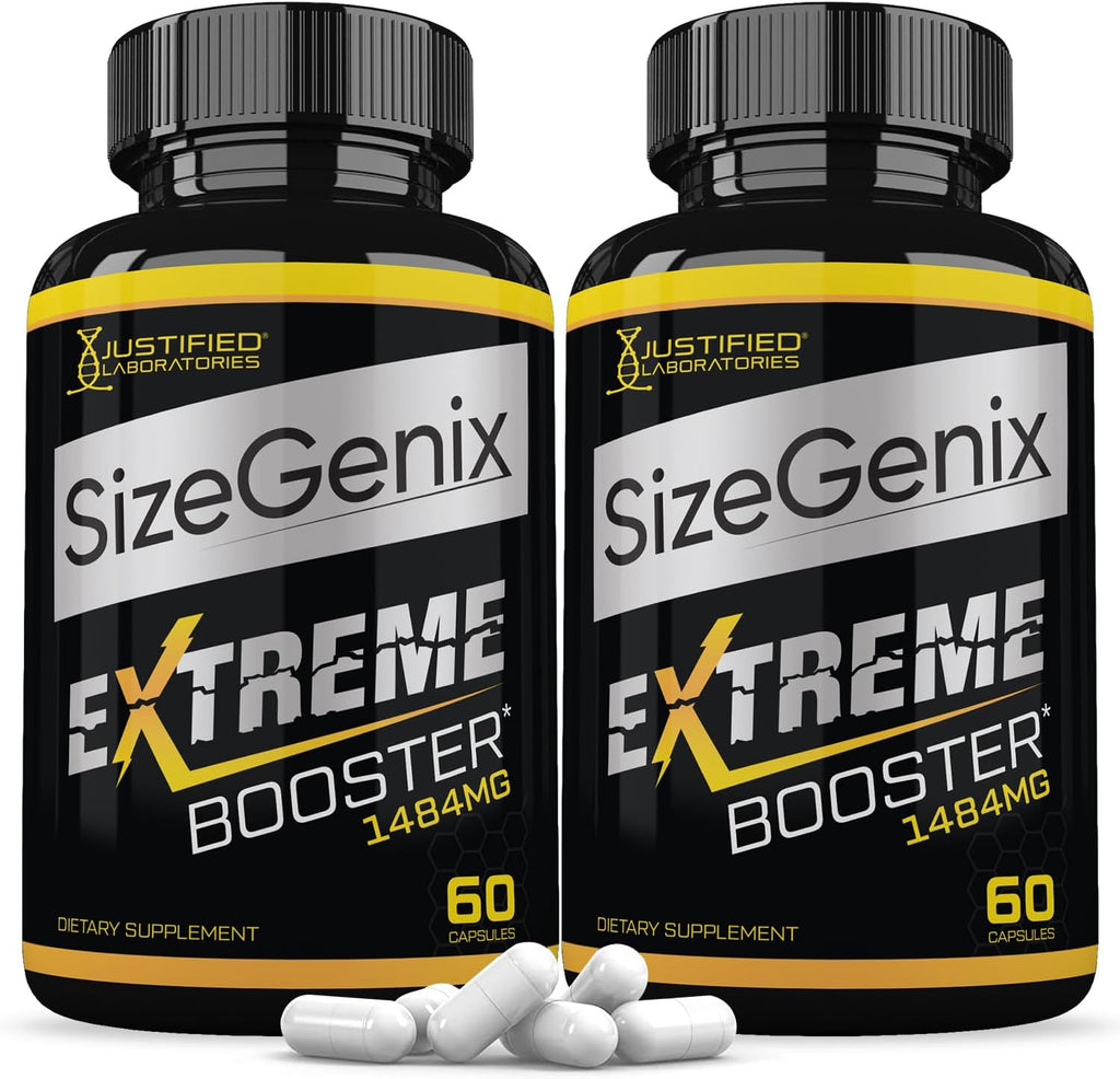 Justified Laboratories Sizegenix Men's Health Supplement – 120 Cápsulas (2 Envases)