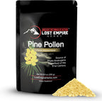 Polen de Pino en Polvo - Recolectado Silvestre, No Irradiado, Pared Celular Rota - 250 Gramos