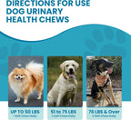 Replenish Urinary Tract Chews - Masticables para la salud urinaria de perros (60 unidades)