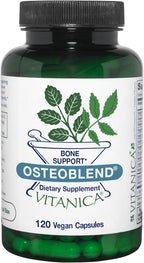 Vitanica OsteoBlend – Soporte Óseo, Vegano, 120 Cápsulas