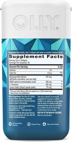 OLLY Ultra Strength Goodbye Stress Softgels - Complemento para el Estrés con GABA, Ashwagandha y L-Teanina, 60 Cápsulas