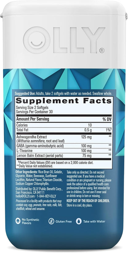 OLLY Ultra Strength Goodbye Stress Softgels – Ashwagandha (Withania somnífera): Una planta adaptógena utilizada en – Image 7