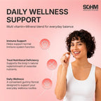SOHM Multivitamin Gummies para Hombres y Mujeres, 60 unidades – Gomitas diarias con Vitaminas A, C, D3, E y Ácido Fólico