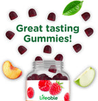 Lifeable Multivitamínico con Hierro para Adultos – 13 Vitaminas y Minerales Esenciales – 90 Gomitas