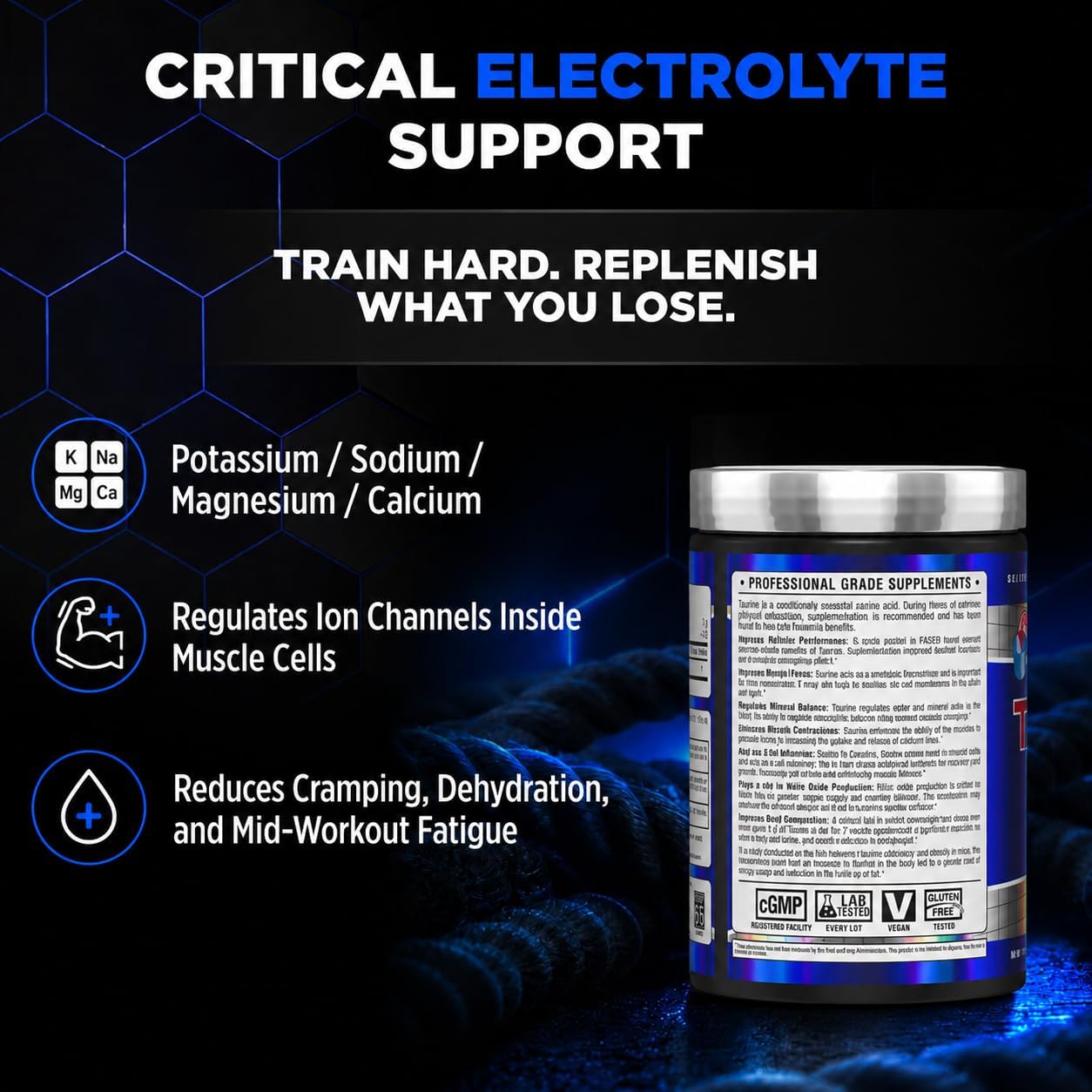ALLMAX Essentials Taurina en Polvo, 400 g