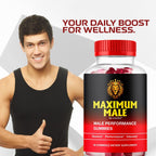 Maximum Male Gummies (3 Pack) - 180 Gomitas para 3 Meses