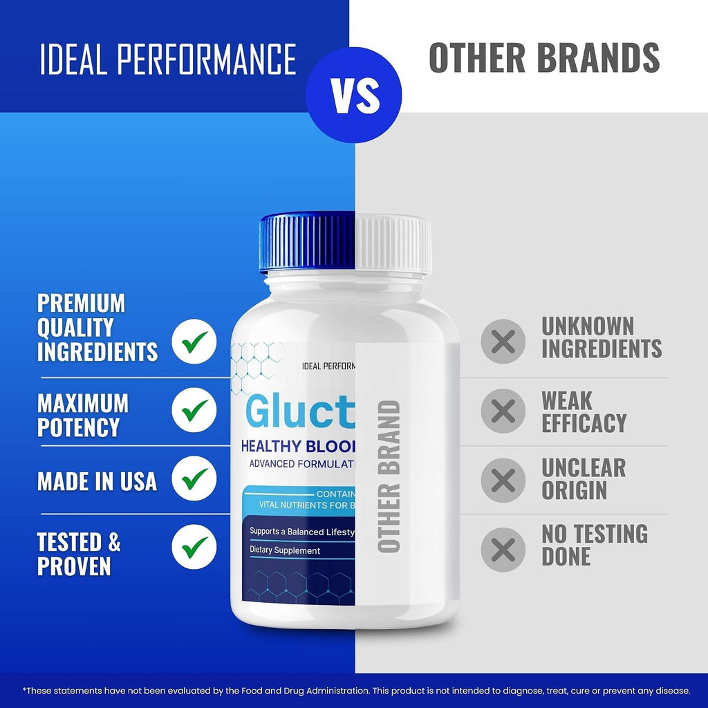 Gluctose Pills Advanced Blood Support Formula - 2 Paquetes