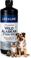 Aceite de Pescado Omega-3 Lifeline para Mascotas – Salmón y Abadejo de Alaska, 128 oz