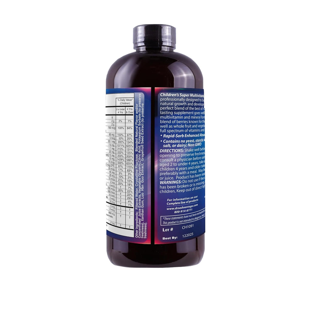 Dr's Advantage Multivitamínico Líquido para Niños con Minerales, 473 ml