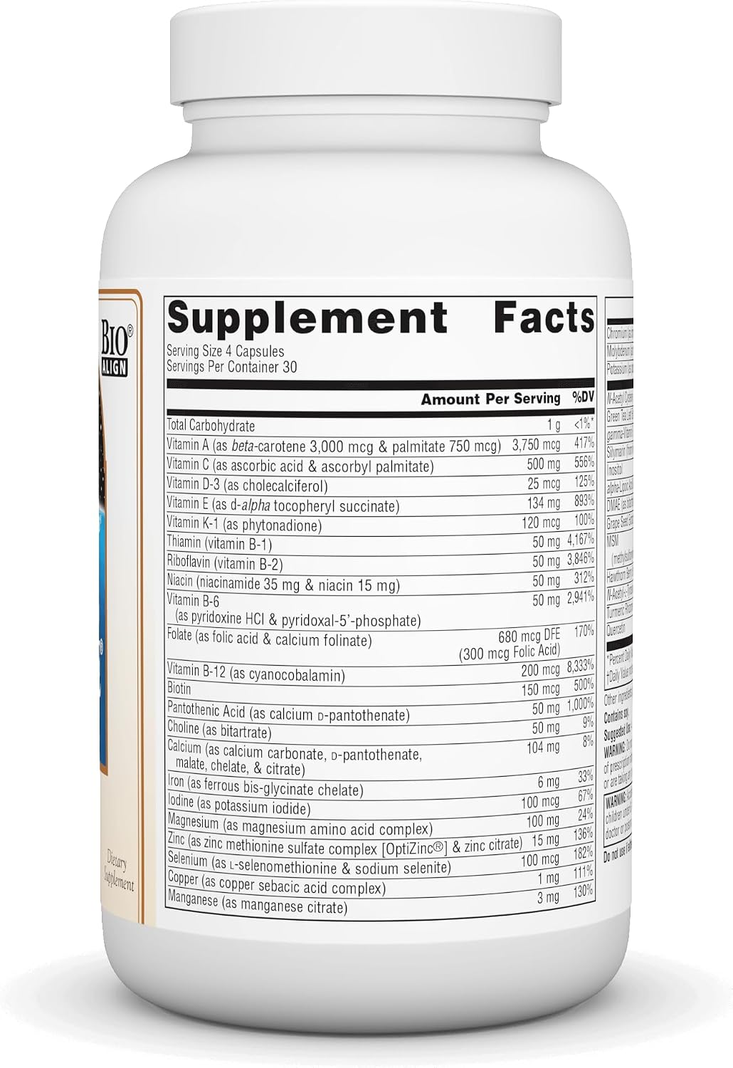 Source Naturals Life Force Multiple Daily Multivitamin - Alta Potencia - Vitaminas Esenciales, Minerales, Antioxidantes y Nutrientes - 120 Cápsulas