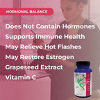 Youngevity XeraFem – Apoyo hormonal para mujeres con vitaminas, minerales, raíz de maca y extracto de semilla de uva – Favorece el equilibrio hormonal y la salud inmunitaria – 60 comprimidos