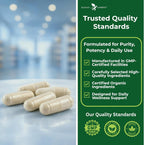 Potent Garden Super Greens Cápsulas - Complemento de Frutas y Verduras Orgánicas, 60 Comprimidos