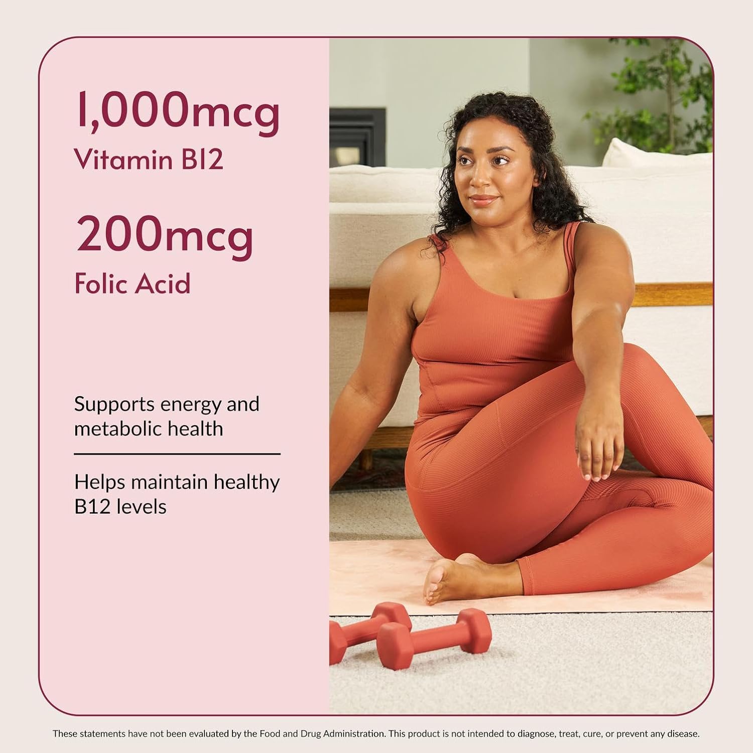 Bariatric Advantage B-12 Speedy Melts - Vitamina B12 1000 mcg con Ácido Fólico, 30 Comprimidos de Disolución Rápida Sabor Menta