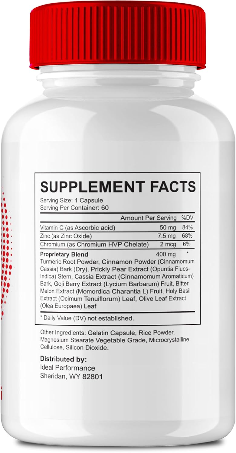 Glyco Sync Glyco Optimizer Cápsulas, GlycoSync Suplemento para Circulación y Niveles Estables, Fórmula Premium Natural (2 Paquetes)