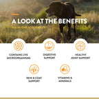 NaturVet Scoopables Multivitamínico Completo para Perros - Sabor a Bacon Ahumado - 312g