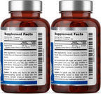 B-3 Nicotinamida 500 mg 100 Cápsulas (2 Paquetes) - Fórmula de Niacina Natural Sin Enrojecimiento - Health Genesis