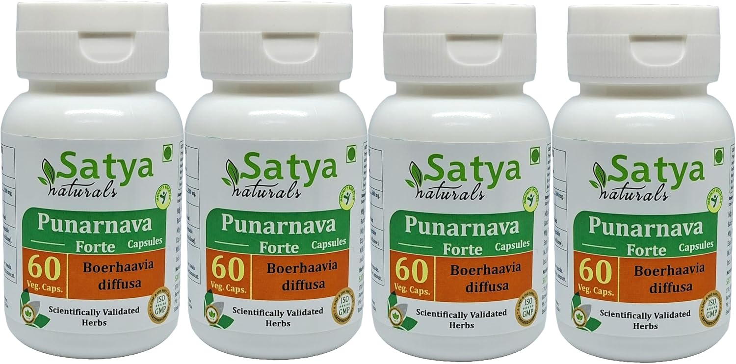 Punarnava Forte Cápsulas 500 mg - 60 Cápsulas Veganas