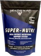 Healthy 'N Fit Super-Nutri Pack (30 sobres) - Multivitamínico de alta potencia con aminoácidos y minerales