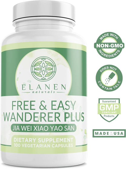 Jia Wei Xiao Yao San - Free and Easy Wanderer Plus, 100 Cápsulas Vegetales – Image 2