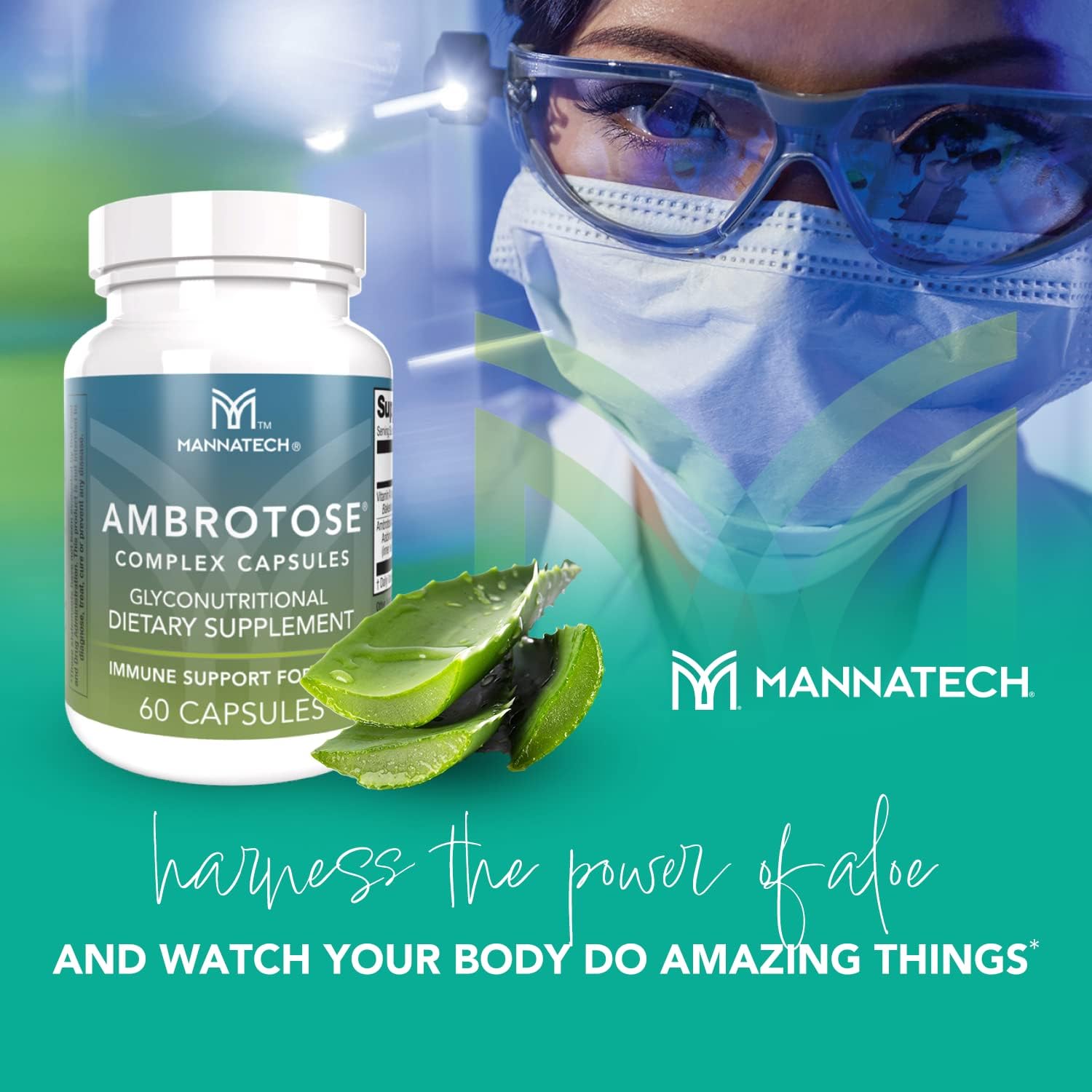 Mannatech Ambrotose Complex - 60 Cápsulas