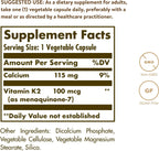 Solgar Vitamina K2 (MK-7) 100 mcg - 50 Cápsulas Vegetales