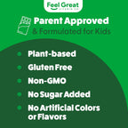 Feel Great Super Greens en Polvo Orgánico USDA para Niños, Sabor Chocolate, Suplemento de Frutas y Verduras con Probióticos y Enzimas Digestivas, 60 Días