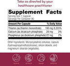 Bariatric Advantage Vitamina B1 Tiamina - 100 mg Mononitrato de Tiamina - Cápsulas de Fácil Digestión - 90 unidades