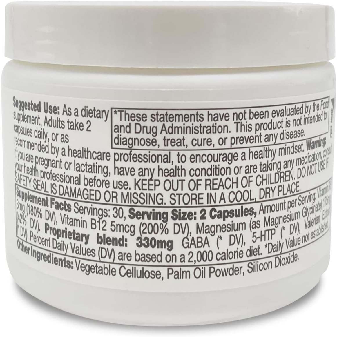 KPAX Calm Magnesio Glicinato, Complemento Anti-Estrés con GABA y Valeriana – 60 Comprimidos