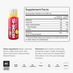 Ketone-IQ No Caffeine Performance Energy Shots – Combustible de Cetonas para Enfoque y Resistencia, 10g de Cetonas, 24 Pack (Raspberry Lemonade)