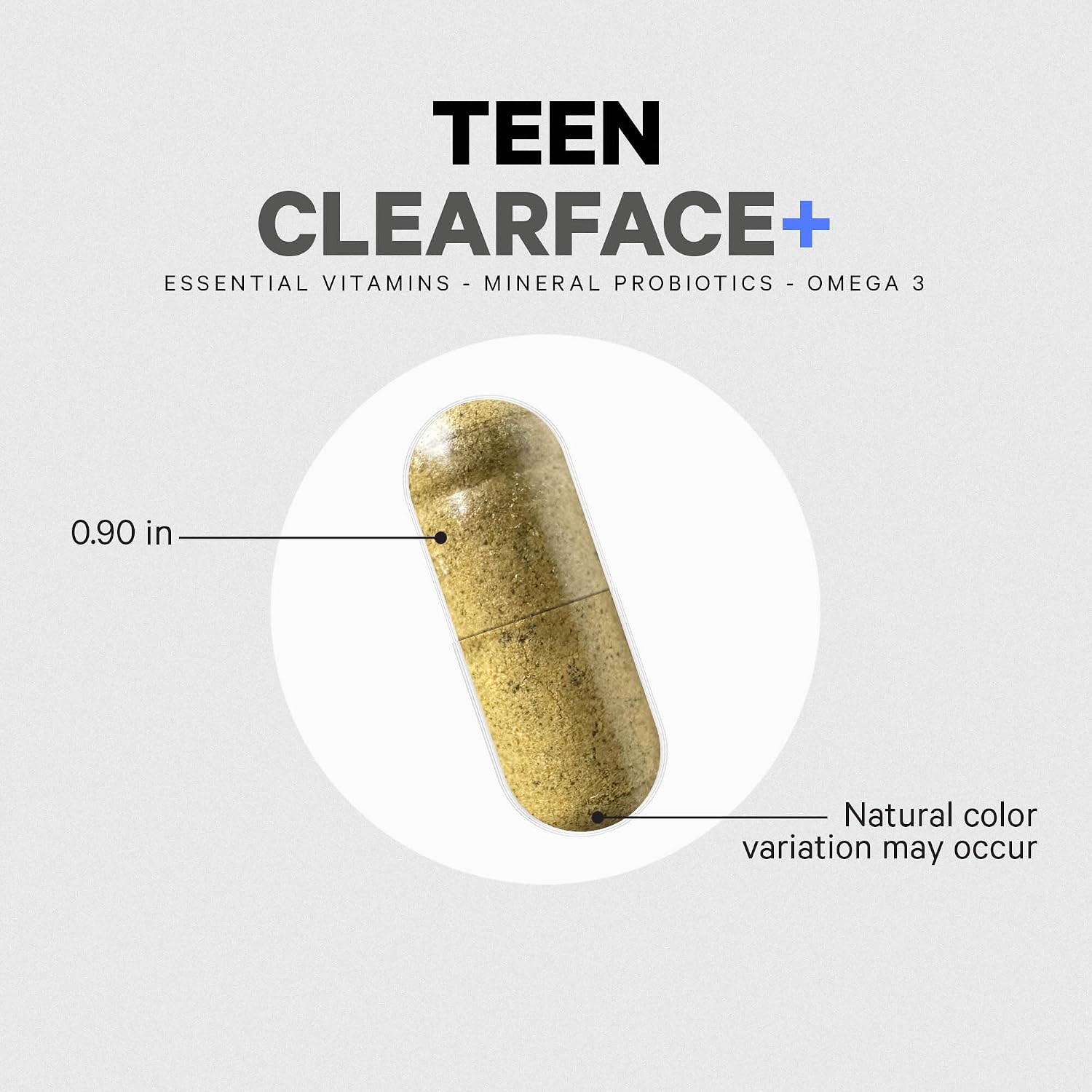 Codeage Teen Clearface - Suplemento para la piel de adolescentes con vitaminas, zinc, probióticos y omega-3 (2 unidades)